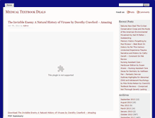 Tablet Screenshot of medical-textbook-deals.info